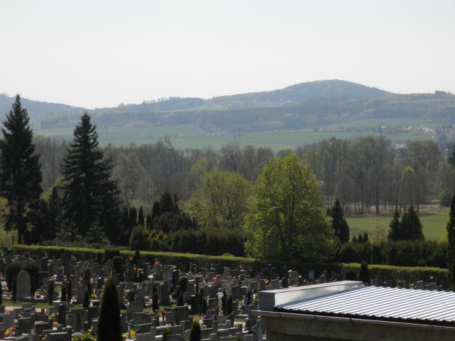 Svobodná hora od vodňanského hřbitova